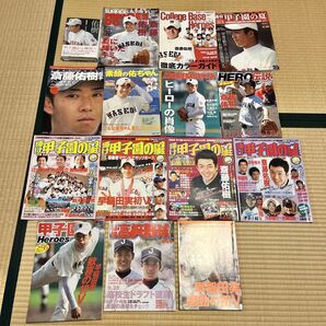 【美品】高校野球 大学野球 雑誌 15冊セット 2006年 報知高校野球 輝け甲子園の星 週刊ベースボール 斎藤佑樹 田中将大