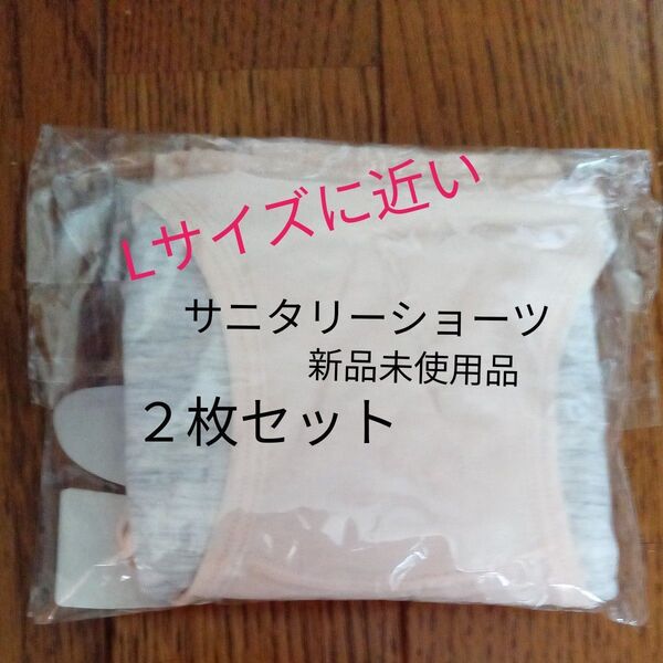 サニタリーショーツ2枚セット XL 防水布付きショーツ 新品 未使用品 生理用ショーツ 防水パンツ