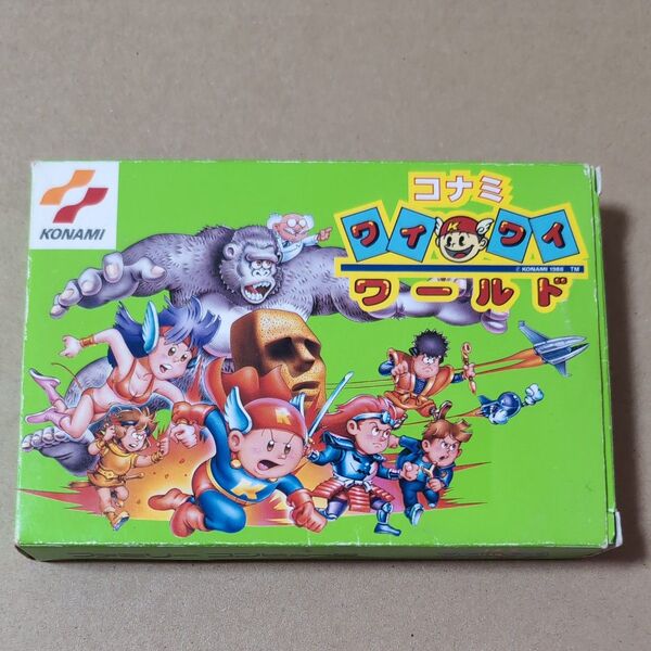 箱説あり コナミワイワイワールド KONAMI ファミコン レトロゲーム