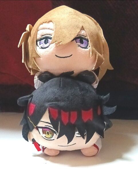 にじさんじ 寝そべり ぬいぐるみ 2個セット アクマ ルカ