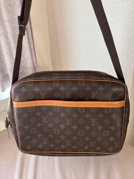 【美品】Louis Vuitton ショルダーバッグ ブラウン モノグラム