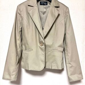 ARTICLE COM ベージュ テーラードジャケット シングルジャケット