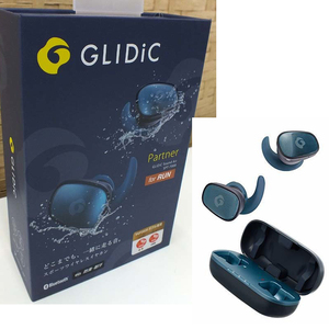 □ 新品 GLIDiC Sound Air スポーツワイヤレスイヤホン SPT-7000 インディゴブルー □