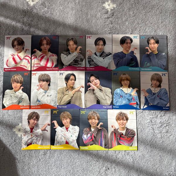 Hey! Say! JUMP ソロカード アルバム「H+」 購入特典 山田涼介 知念侑李 中島裕翔 伊野尾慧 高木雄也 有岡大貴