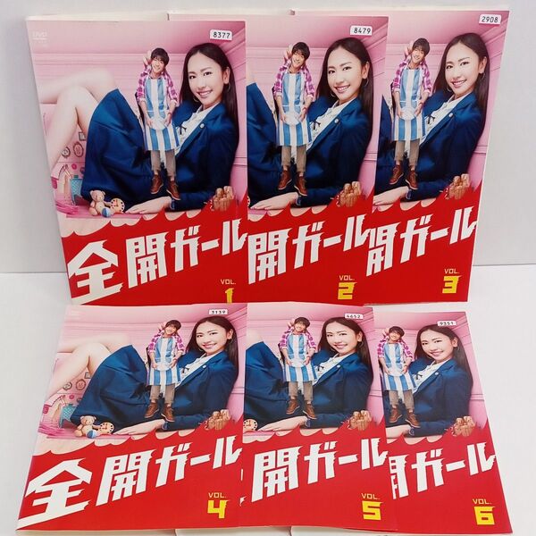 全開ガール 新垣結衣 錦戸亮 痛快ラブコメディ レンタル落ち DVD 全6巻セット