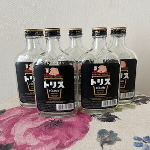 ウイスキー サントリー トリス クラシック 空き瓶 180ml 8本 インテリア