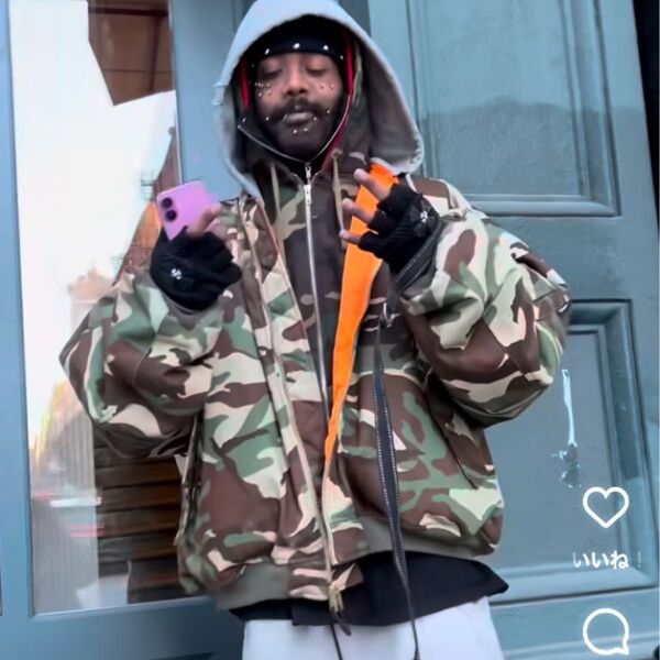VETEMENTS 22aw CAMO BOMBER JACKET