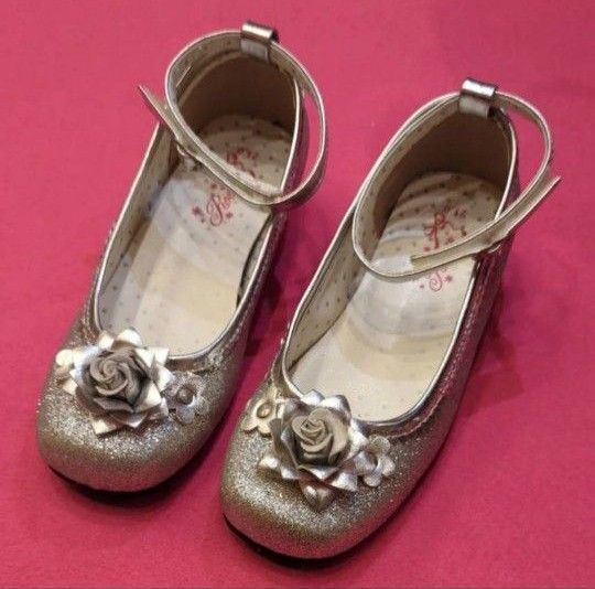 【新品同様品、1回使用】21センチ マザウェイズ ROSey ロジーアンクルストラップ パンプス