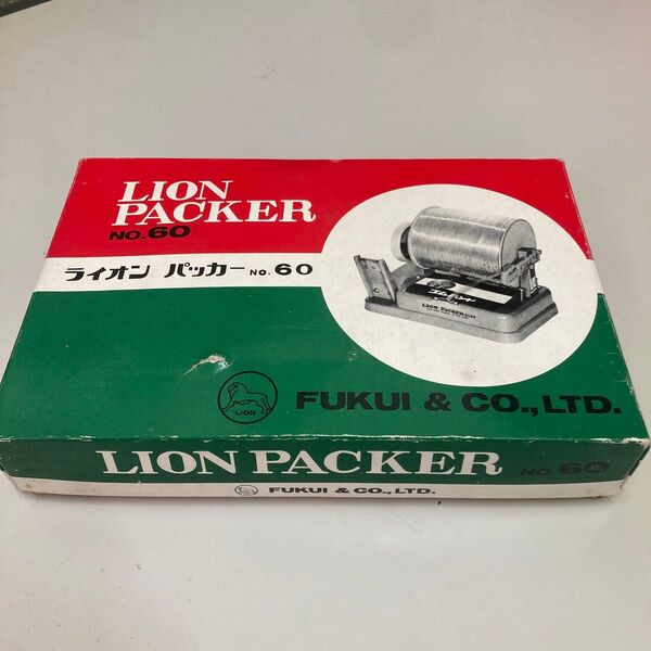 LION PACKER 未使用 福井商事 ライオン パッカー No.60 ゴムバンド バンド 梱包 事務用品