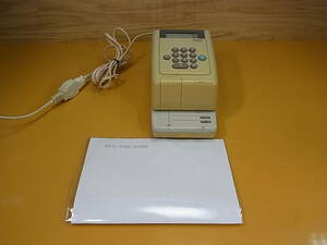 *Ya/470*kokyoKOKUYO* electron check writer *IS-E20* hand-print / receipt / small stamp * operation OK