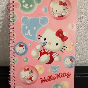 キティちゃん サンリオ 平成レトロ ノート リングノート シャボン玉 1997年