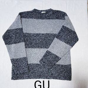 GU 丸首セーター