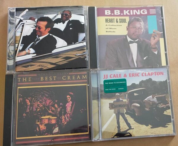 エリック・クラプトン (JJ ケイル、クリーム、B.B.キング) 4CD