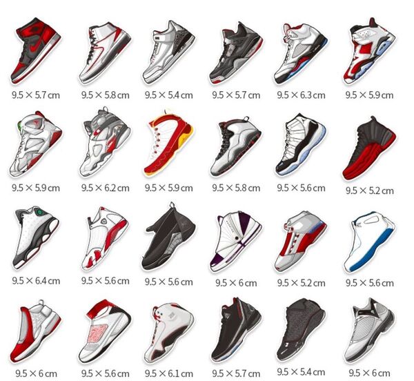 エアジョーダン AIR JORDAN シール ステッカー 38枚