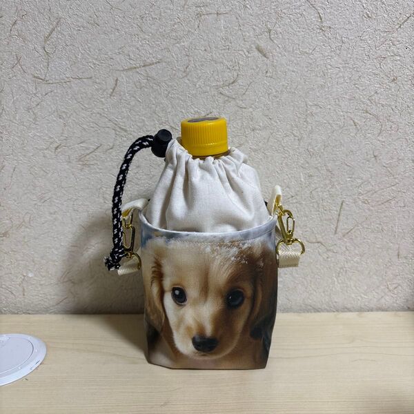ダックスフンド ハンドメイド ペットボトルケース 中