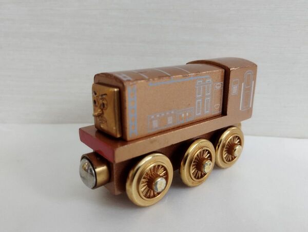 木製トーマス ブロンズ ディーゼル レア 廃盤 60周年記念 限定品 レール