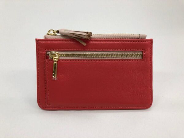 新品未使用 アフタヌーンティー タッセル キーリングコインケース 本革