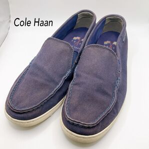 Cole Haan ダークブルー スリッポン 27.5cm 9.5M