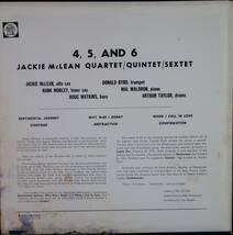 JACKIE McLEAN :4,5,AND 6 QUARTET/QUINTET/SEXTET_画像2