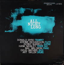 ALL NIGHT LONG :DONALD BYRD_画像1