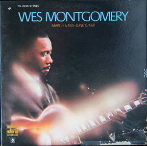 [US.盤」WES MONTGOMERY :MARCH 6, 1925-JUNE 15, 1968