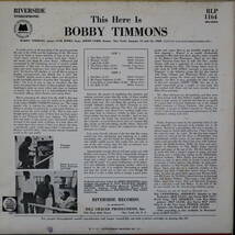 BOBBY TIMMONS :THIS HERE IS_画像2