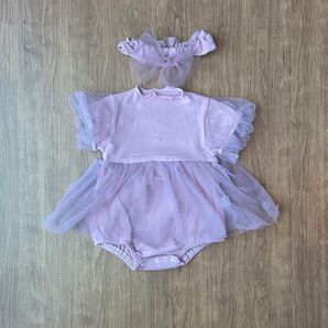 【Baby】ベビードレス、ヘッドバンド