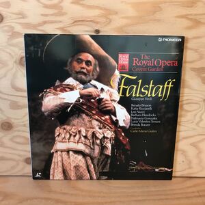 ◎K3FJJD-200218　レア［ヴェルディ　歌劇ファルスタッフ全曲　Falstaff］LD　レーザー　サー・コリン・デイヴィス　レナート・ブルゾン