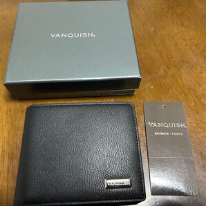 VANQUISH shibuya-Tokyo 合成皮革 二つ折り財布 新品未使用