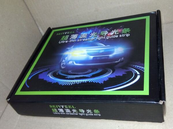 新品 流れるシーケンシャルウインカー ホワイト/アンバー 60cm 左右2本セット