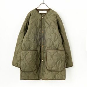 シンゾーン ショートキルティング ブルゾン カーキ 美品