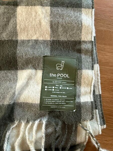 the POOL aoyama マフラー チェック 藤原ヒロシ elvang
