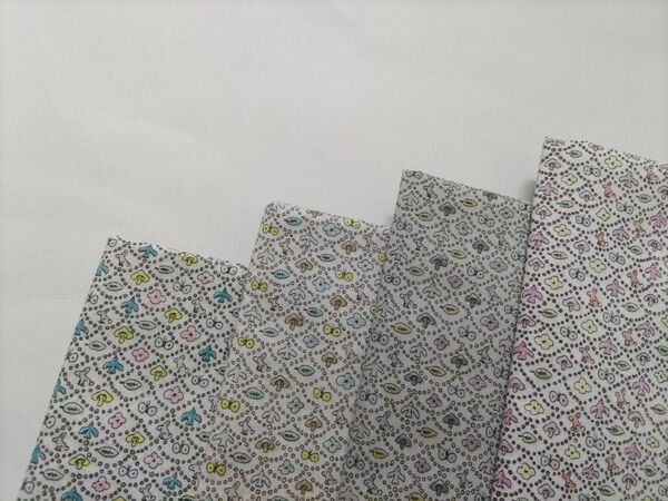 リバティ フォレストウェーブ 4色セット 21cm角