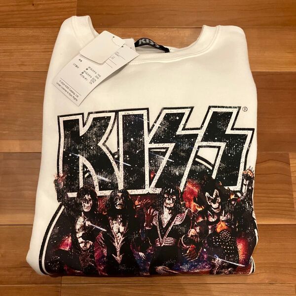 KISS トレーナー KISS DESTROYER ホワイトメンズLLサイズ