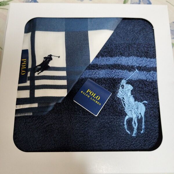 POLO RALPH LAUREN ハンカチ2枚セット新品
