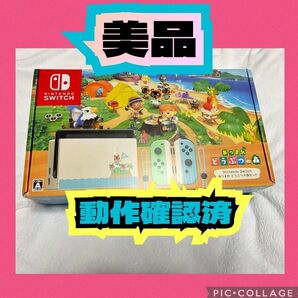 美品 未使用品多め Nintendo Switch あつまれ どうぶつの森セット 動作確認済 本体 【条件有 2000円引き可】