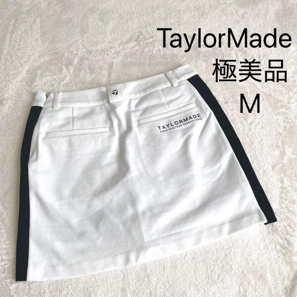極美品★テーラーメイド★スカート★ゴルフウェア★インナー付き★ホワイト★M