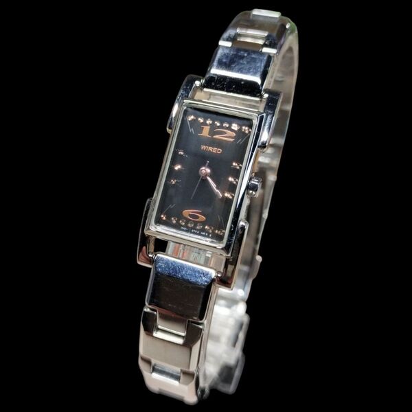 【新品電池交換済み!!】SEIKO WIRED ☆ 腕時計 レクタングルモデル