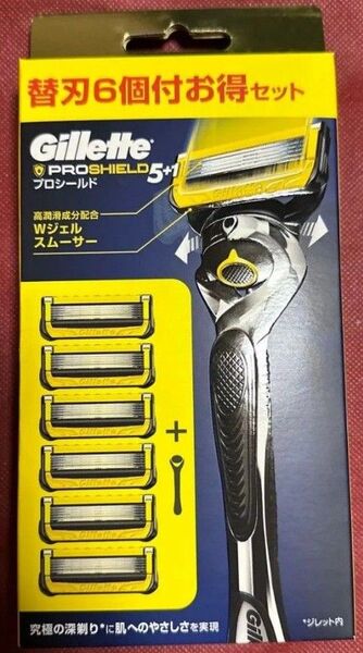 Gillette ProShield 5+1 替刃6個セット