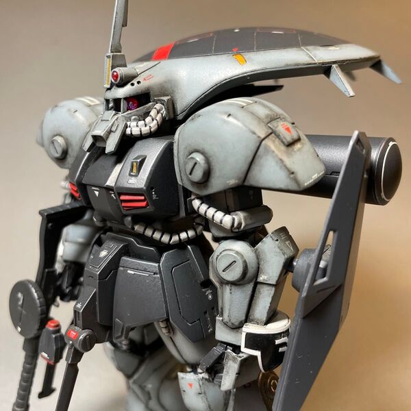 【完成品】HGUC1/144アイザック/機動戦士ガンダムユニコーン/袖付改修/ガンプラ/ネオジオン軍【塗装品】