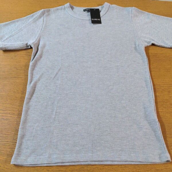 W☆新品☆SUREVE☆半袖Tシャツ☆グレー☆4L☆男性用☆No.2078