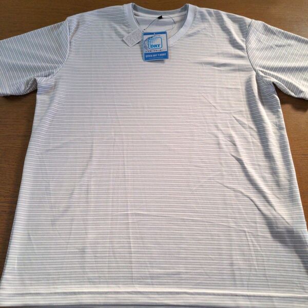 W☆新品☆半袖ドライTシャツ☆ボーダー柄☆3L☆男性用☆No.2116