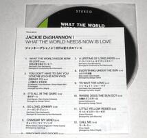 世界初CD化盤★東芝EMI◇紙ジャケ仕様＊24bitリマスター『世界は愛を求めている Jackie De Shannon』ジャッキー・デシャノン 1968年作品☆_画像3