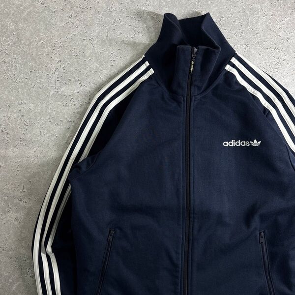 【希少】adidas トラックジャケット ベッケンバウアー ネイビー L 紺