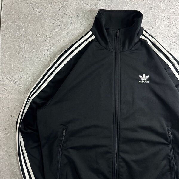 【希少】adidas トラックジャケット ファイヤーバード ブラック 2XO