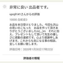 陰陽師の白蛇皮お守り金運仕事恋愛金運祈祷厄払いします。艶美しい触れる波動白蛇皮　ご利益ありますお守り_画像7