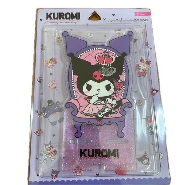 【新品未開封】サンリオ クロミ ダイカットアクリルスマホスタンド 携帯置き
