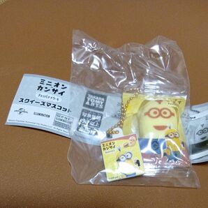 ミニオンカンサイ チョコバナナケーキ スクイーズマスコット『ケビン」2個セット