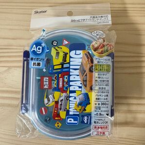 スケーター (Skater) 子供用 お弁当箱 1段 360ml ふわっと盛れるドーム型 トミカ