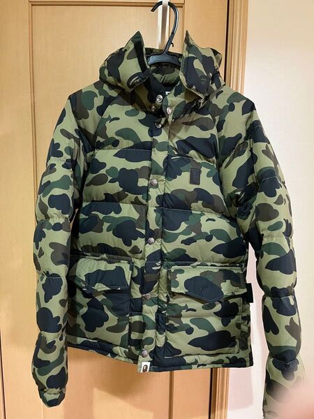 A BATHING APE エイプ 迷彩 カモフラ ダウン ジャケット Mサイズ 新品未使用 DOWN JACKET